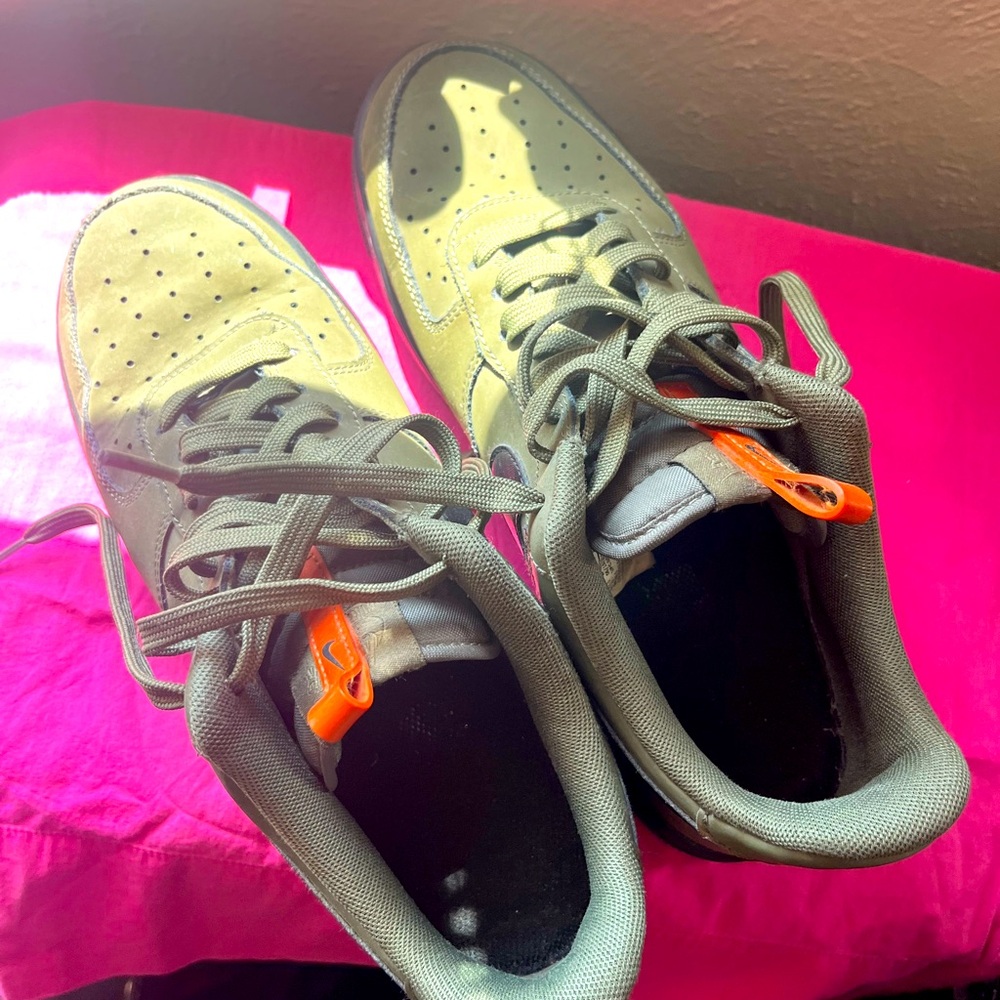 Nike army green Air Forces, men’s size 9